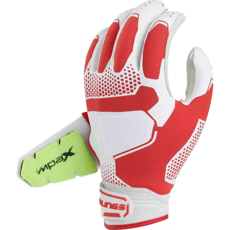 New Rawlings Red Workhorse Batting Gloves