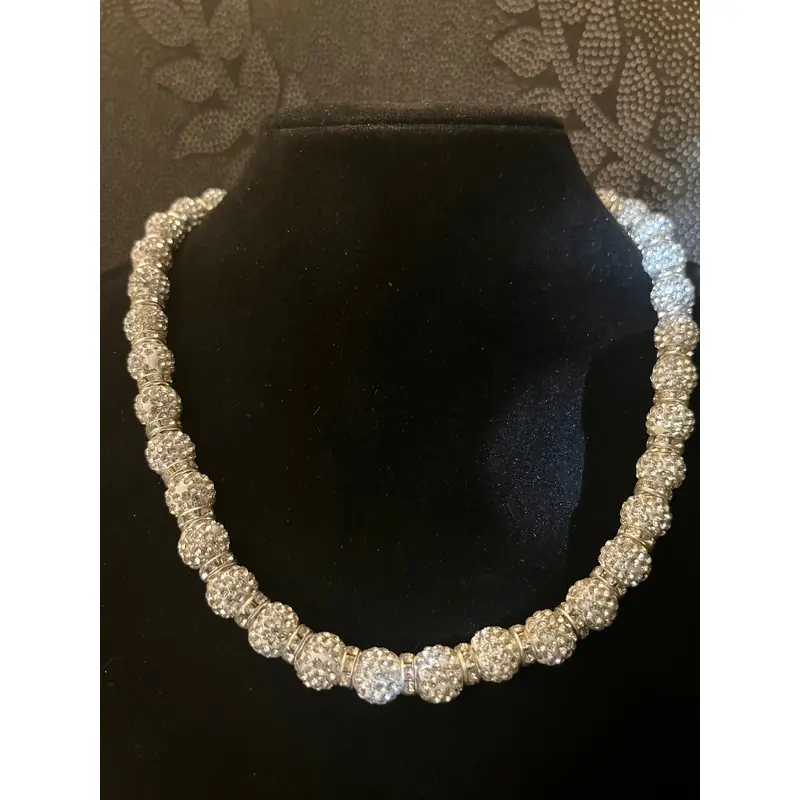 Pro Athlete type (super Flashy) rhinestone necklace