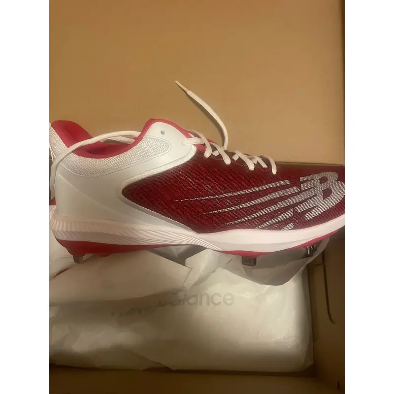 Red New Adult Men's Size 11 (Women's 12) Metal New Balance Low Top