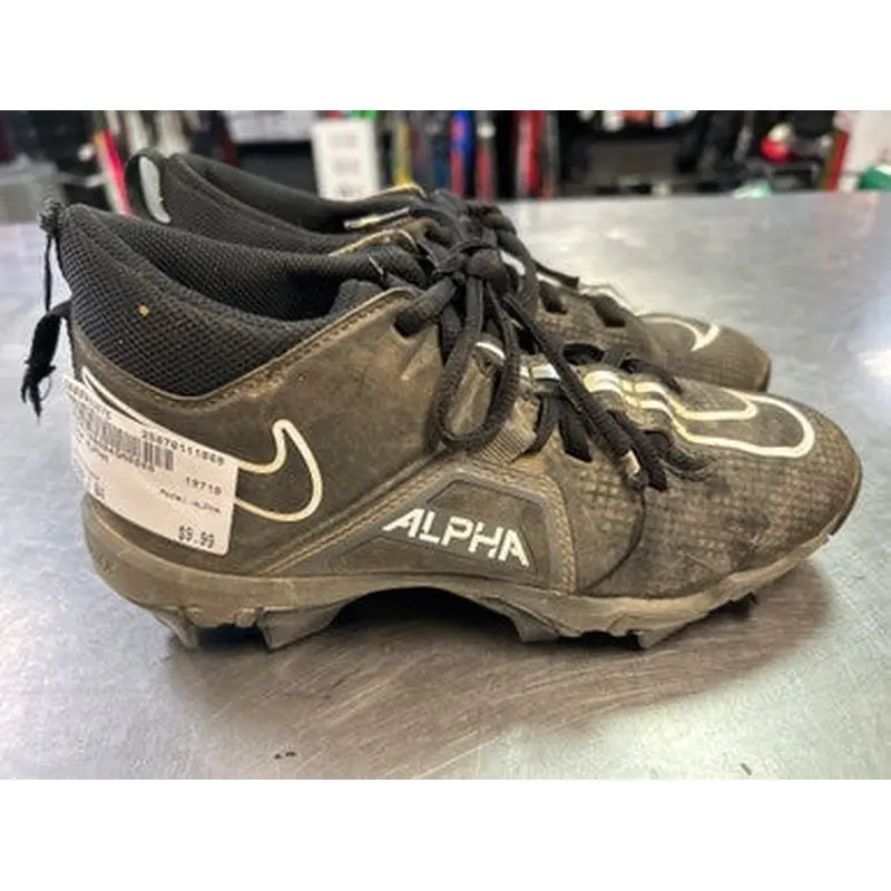 Used Nike ALPHA BB/SB Cleats Black Junior 04 11868-S000063675