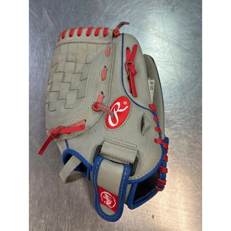 Used Rawlings PLAYER SERIES BB/SB Glove RH Throw Grey 11 1/2" 11868-S000063721