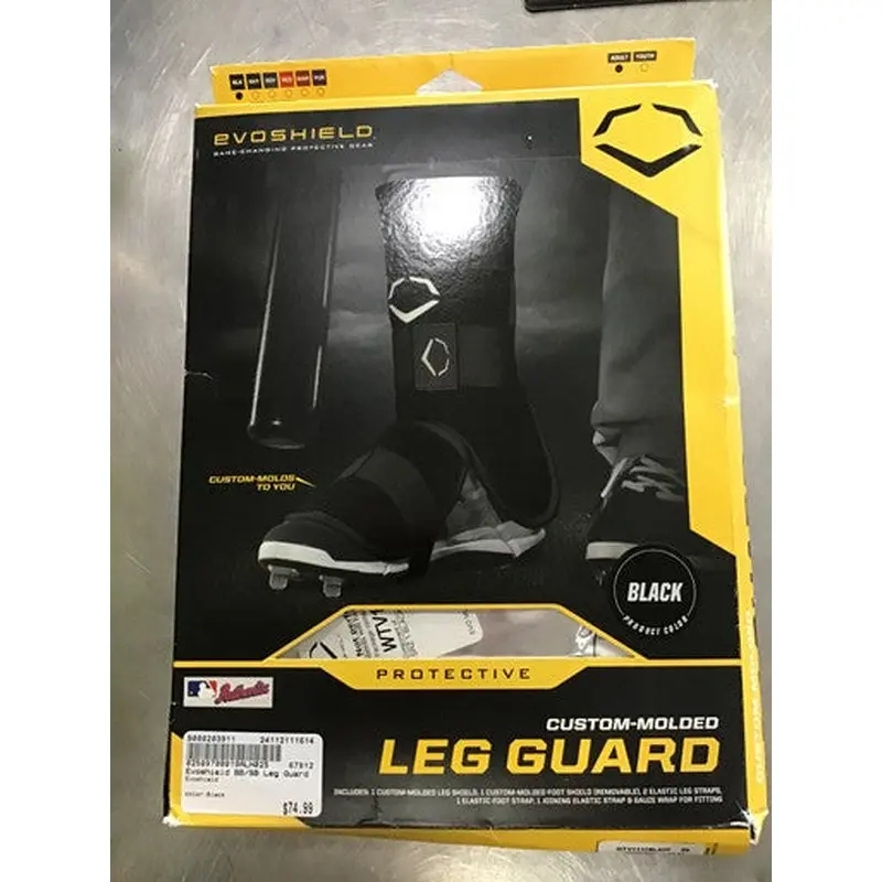 Used Evoshield Bb Sb Shin Foot Protector Black 11614-s000203911