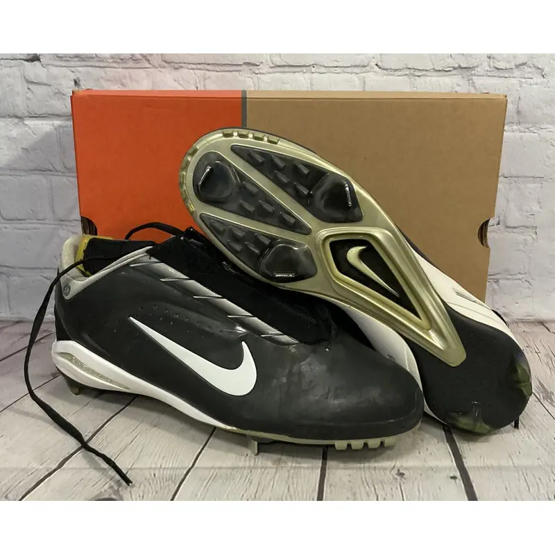 NEW Nike Mens Air Zoom Flash SP Metal Baseball Cleats Size 11.5 Black White