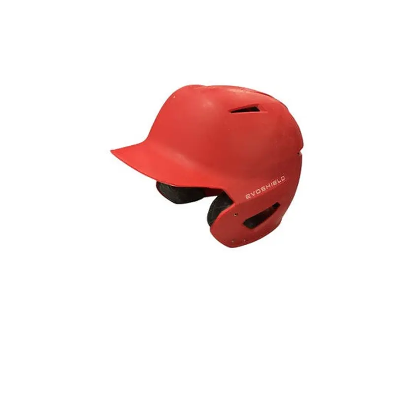 Used Evoshield RED HELMET Batting Helmet No Mask Red One Size 11834-S000039473