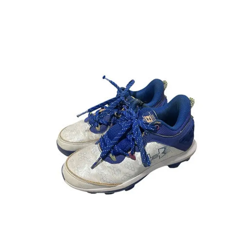 Used Under Armour BRYCE HARPER BB/SB Cleats Royal Blue Junior 01.5 11834-S000039085