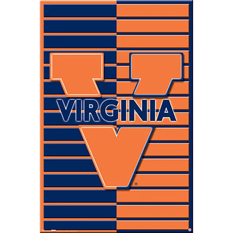 University of Virginia Official NCAA Logo Poster - Costacos Sports