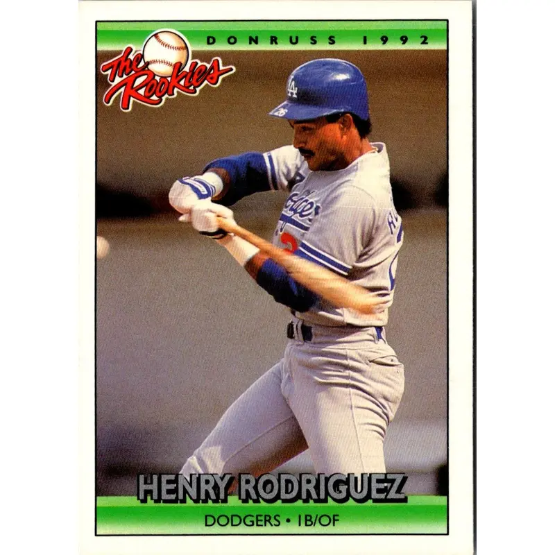1992 Donruss The Rookies Henry Rodriguez #105