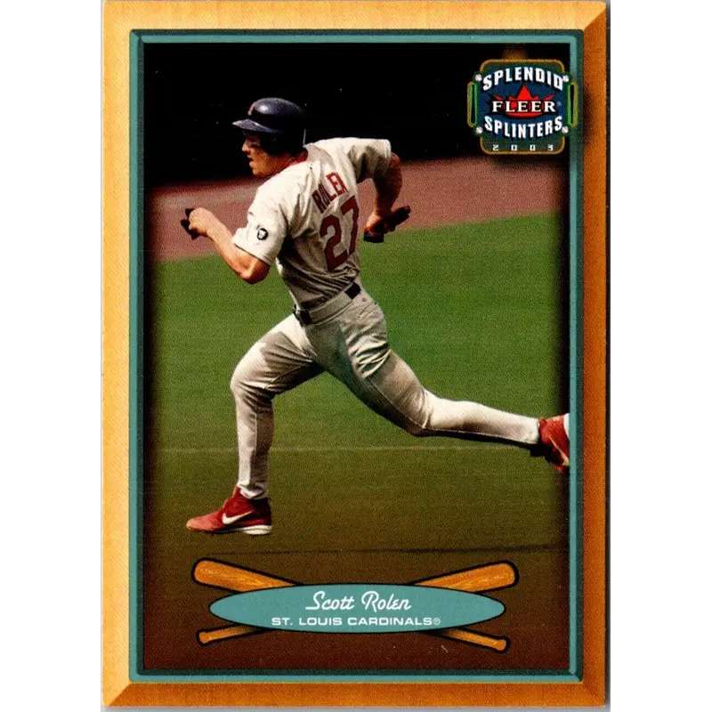 2003 Fleer Splendid Splinters Scott Rolen #73