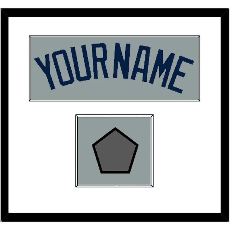 Boston Name & World Series Jersey Patch - Road Gray (2009-2013) - Single Mat 1