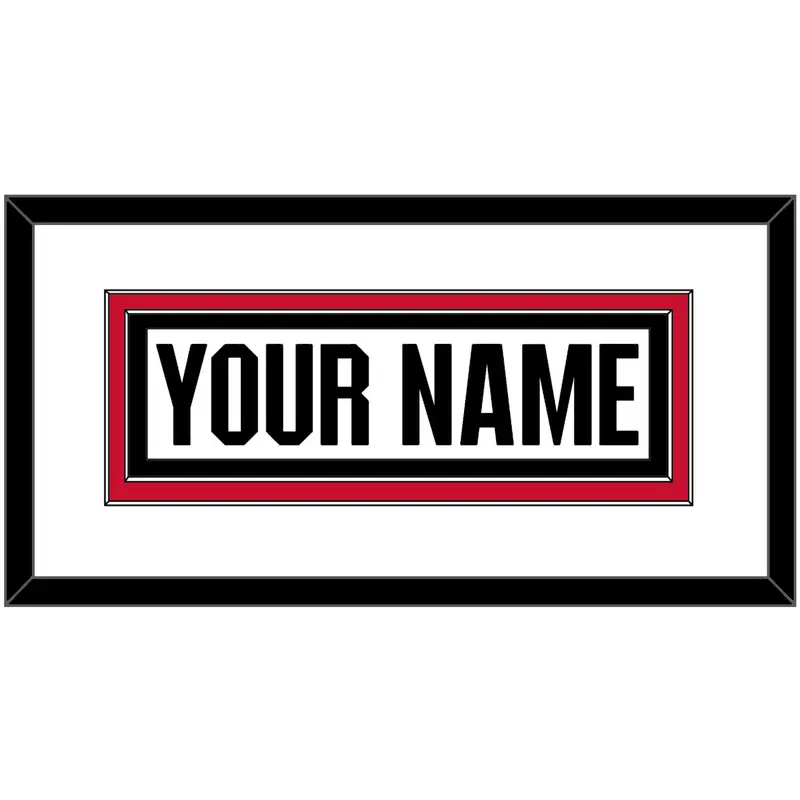 Ottawa Nameplate - Road White (2017-2020) - Double Mat 1