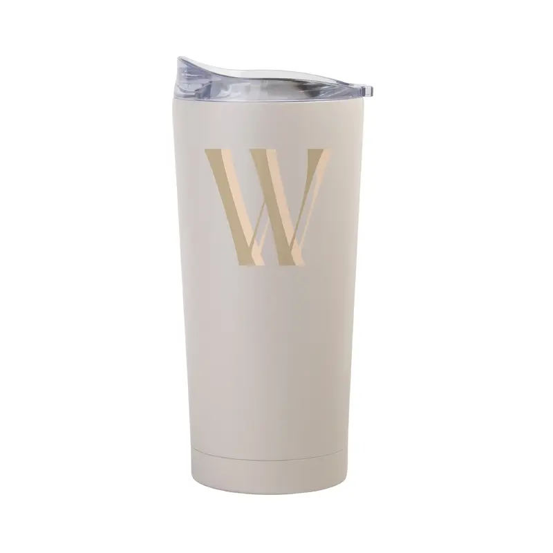 Bachelorette Sand 20oz Letter W Powder Coat Tumbler