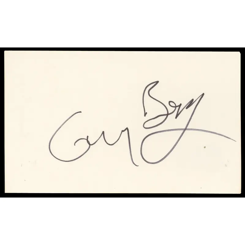 Gary Busey Point Break Authentic Signed 3x5 Index Card Autographed BAS #BN06394