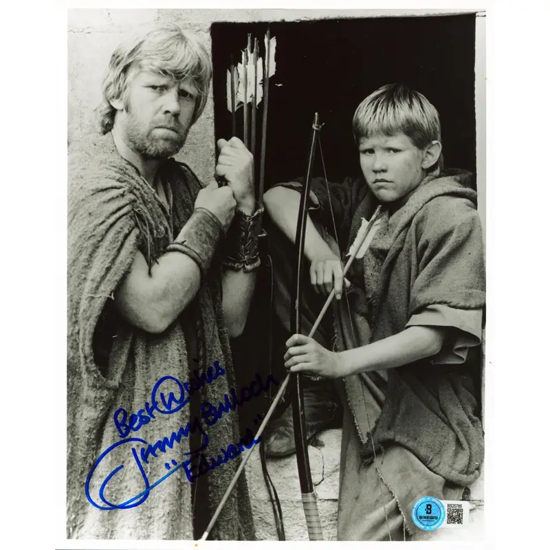 Jeremy Bulloch Robin Of Sherwood "Best Wishes Edward" Signed 8x10 Photo BAS