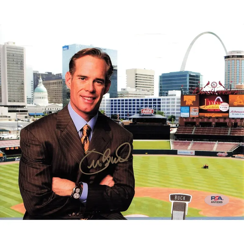 JOE BUCK signed 8x10 photo PSA/DNA Autographed Commentator Sports