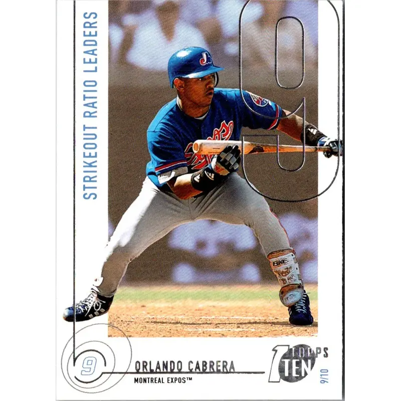 2002 Topps Ten Orlando Cabrera #100