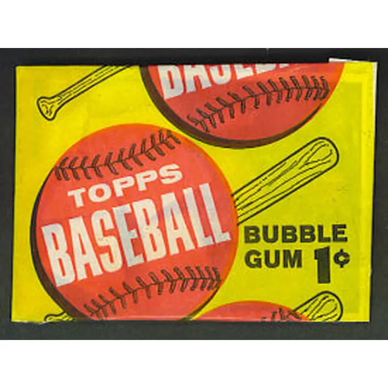 1963 Topps Baseball Unopened 1 Cent Wax Pack