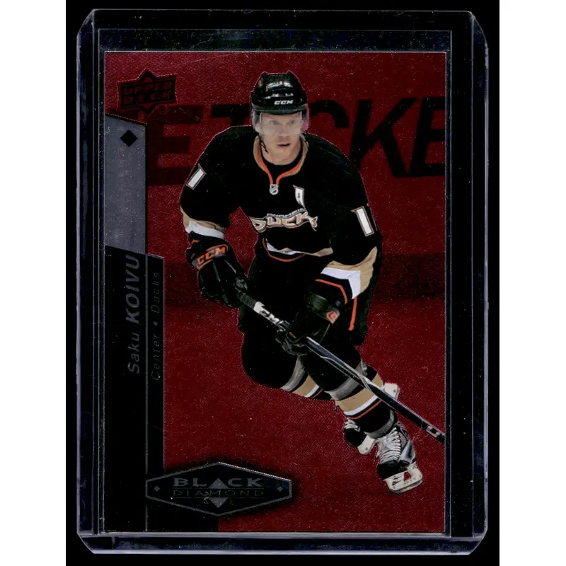 2010-11 Upper Deck Black Diamond - Ruby - Saku Koivu #88 /100