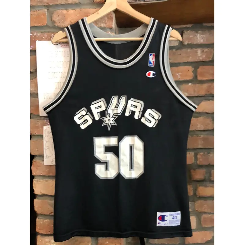 Vintage San Antonio Spurs David Robinson Champion Jersey Size 40 Medium