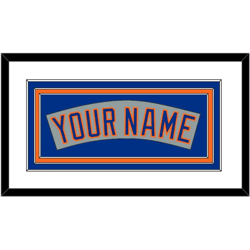 New York Nameplate - Road Gray (1982-1986) - Triple Mat 1
