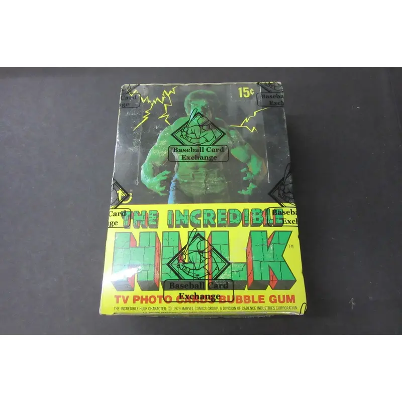 1979 Topps The Incredible Hulk Unopened Wax Box (BBCE)