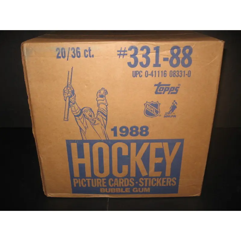 1988/89 Topps Hockey Unopened Wax Case (20 Box)