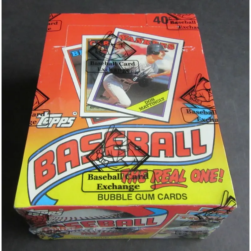 1988 Topps Baseball Unopened Wax Box
