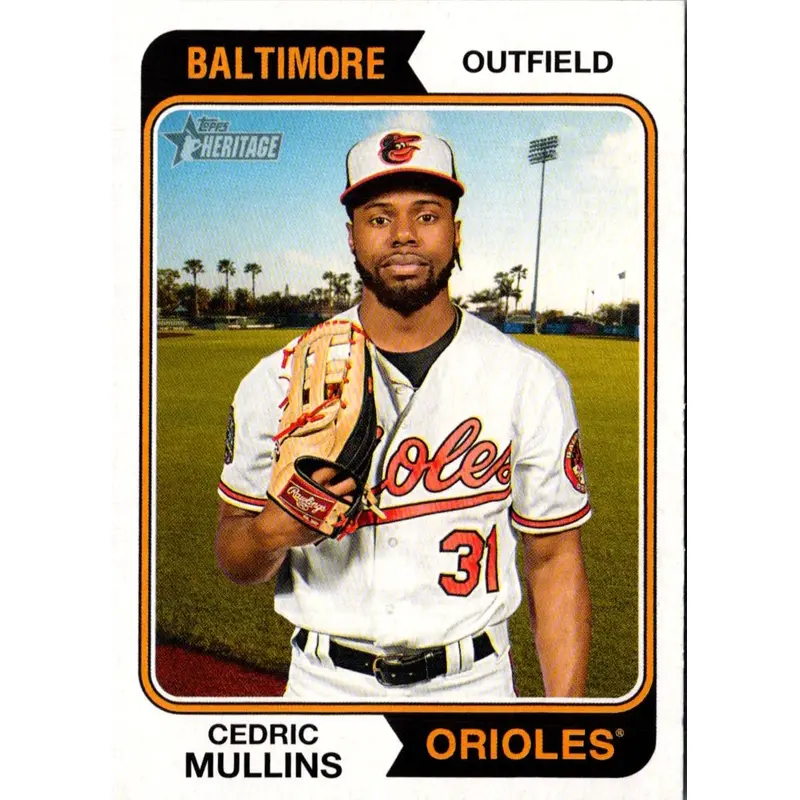 2023 Topps Heritage Cedric Mullins #356