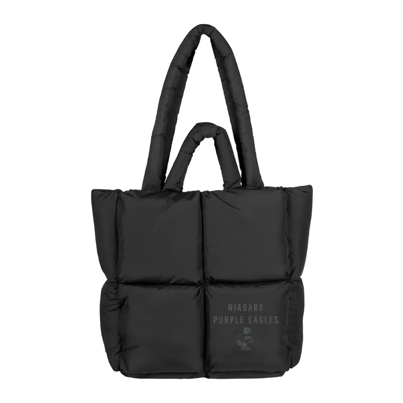 Niagara University Black Puff Tote