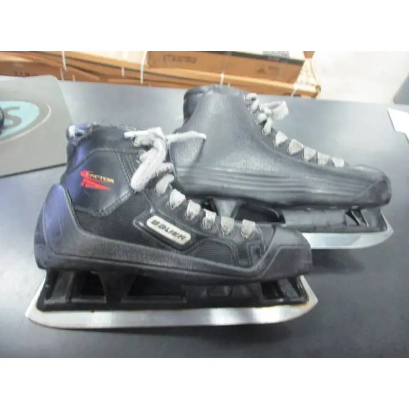 Used Bauer Reactor 3000 Hockey Goalie Skates