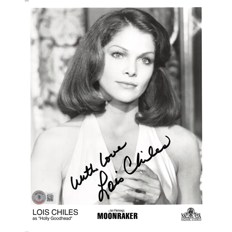 Lois Chiles Moonraker "With Love" Authentic Signed 8x10 Photo BAS #BL44757