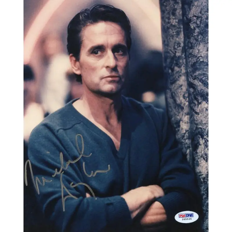 Michael Douglas Signed Authentic 8X10 Photo Autographed PSA/DNA #I85535