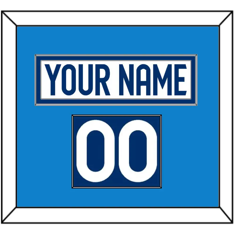 Finland Men's Hockey Nameplate & Number (Shoulder) - 2025 4 Nations White - Single Mat 2