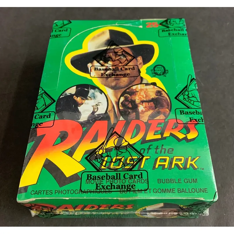1981 OPC O-Pee-Chee Raiders Of The Lost Ark Unopened Wax Box (Authenticate)
