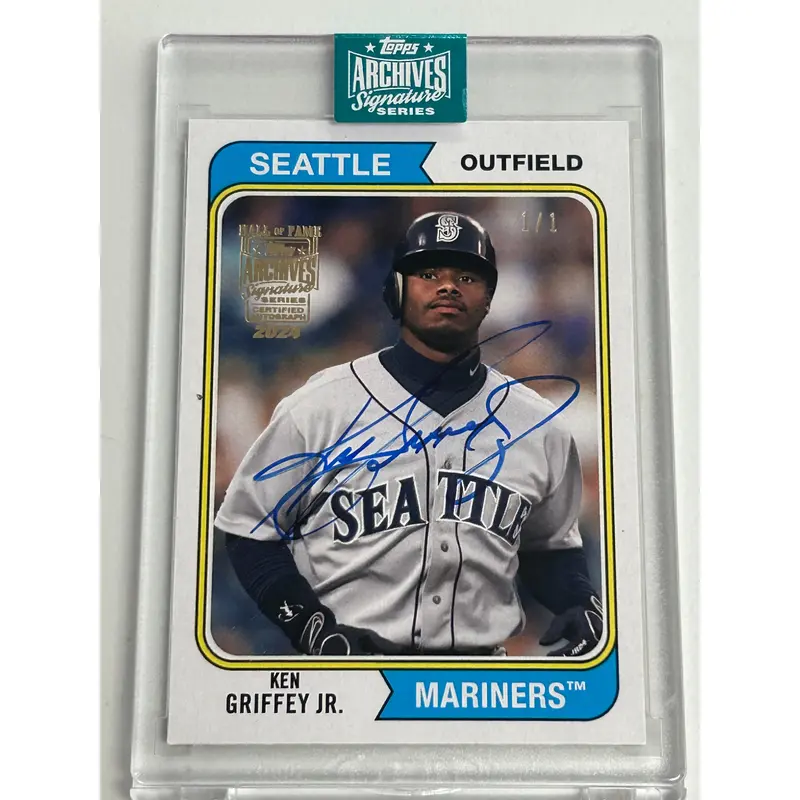 Ken Griffey Jr. 2024 Topps Archives Signature Series Auto #1/1