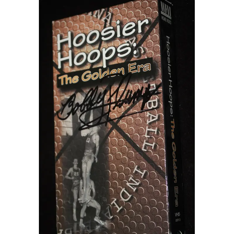 Bobby Plump Autographed Hoosier Hoops The Golden Era VHS Video