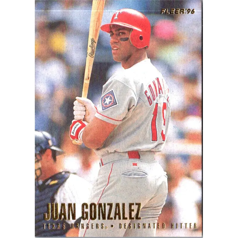 1996 Fleer Juan Gonzalez #250