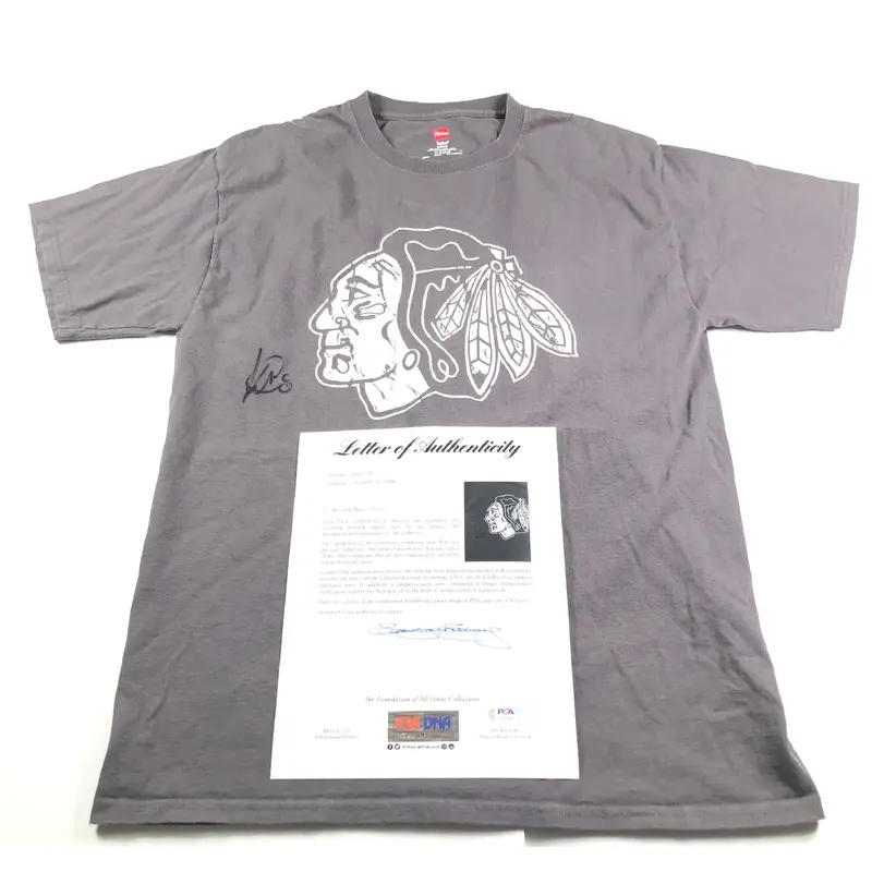 DOMINIK KUBALIK signed Shirt PSA/DNA Chicago Blackhawks Autographed