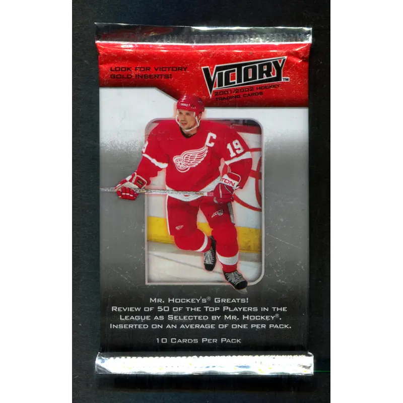2001/02 Upper Deck Victory Hockey Unopened Pack (10)