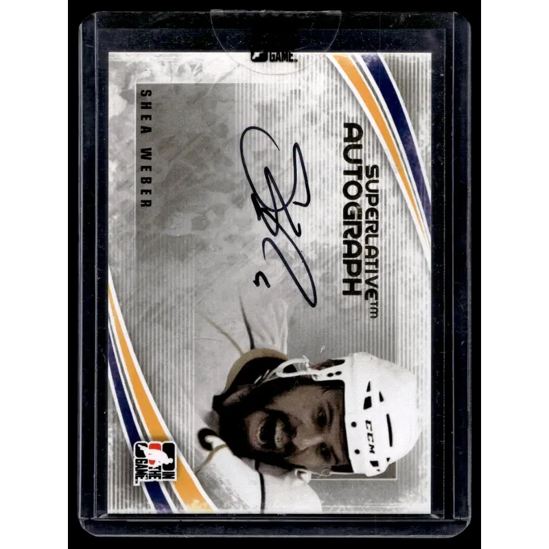 2010-11 In the Game Superlative - Autograph Gold - Shea Weber #A-SW /10