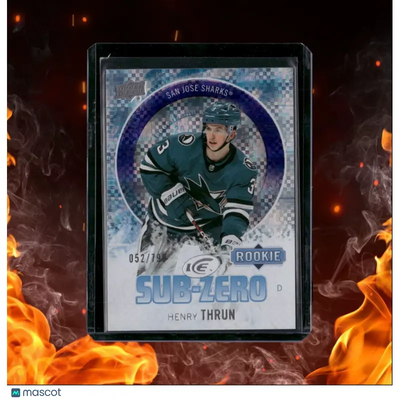 2023-24 Upper Deck Ice Henry Thrun Sub-Zero Rookie 052/799 #DZ-32