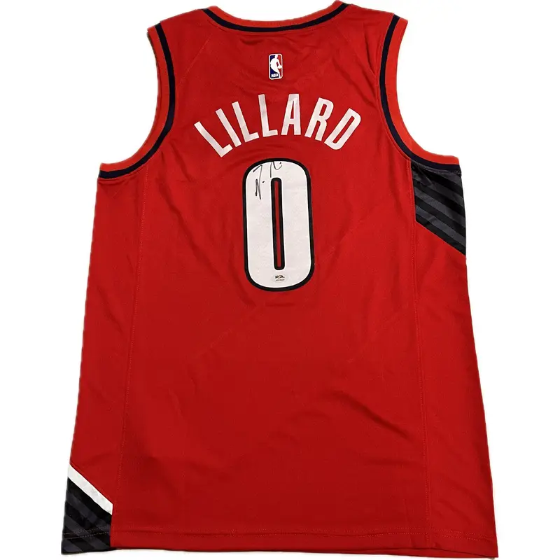 Damian Lillard signed jersey PSA/DNA Portland Trail Blazers Autographed
