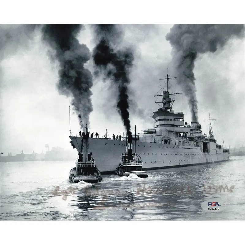 Edgar Harrell signed 8x10 photo PSA/DNA Autographed Marines