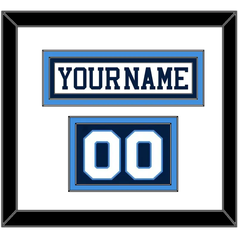 Pittsburgh Nameplate & Number (Shoulder) - Home White (1977-1980) - Double Mat 1