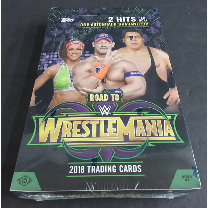 2018 Topps WWE Wrestling Road To WrestleMania Box (Hobby)
