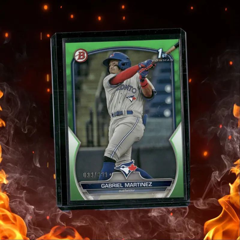 2023 Bowman Gabriel Martinez 1st Bowman Green Rookie 033/399 #BP-45