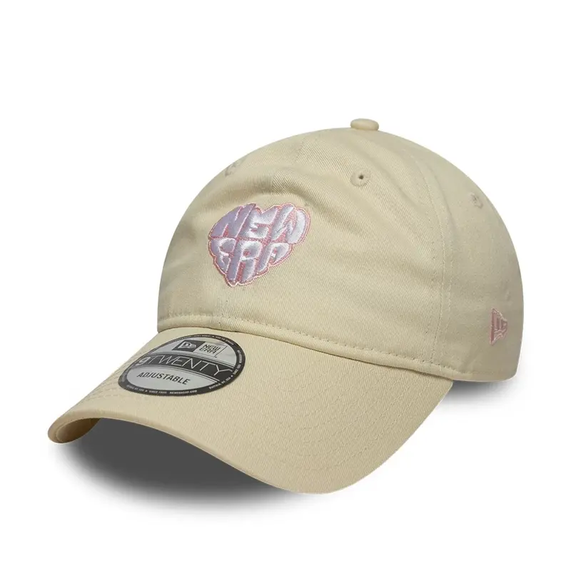 New Era Heart Cream 9TWENTY Adjustable Cap