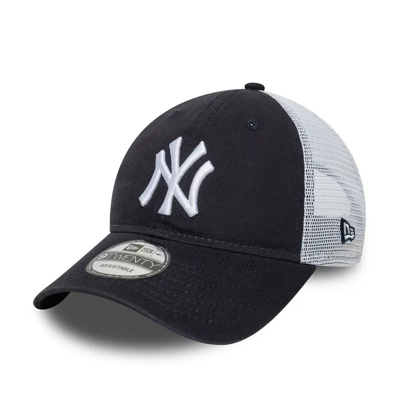 New York Yankees MLB Washed Navy 9TWENTY Trucker Adjustable Cap