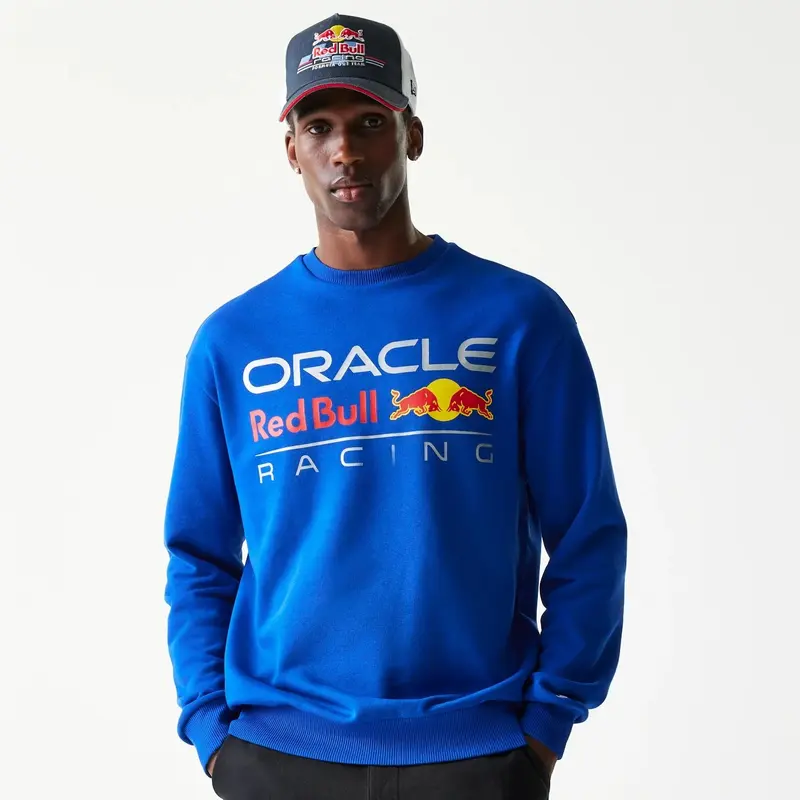 Red Bull Racing Blue Oversized Crew Neck Sweater