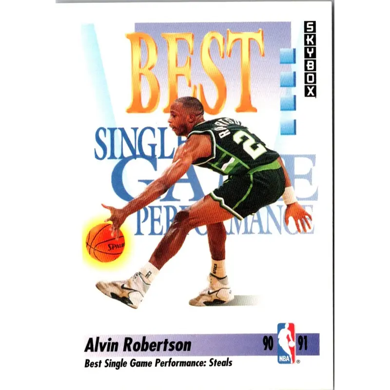 1991 SkyBox Alvin Robertson #312