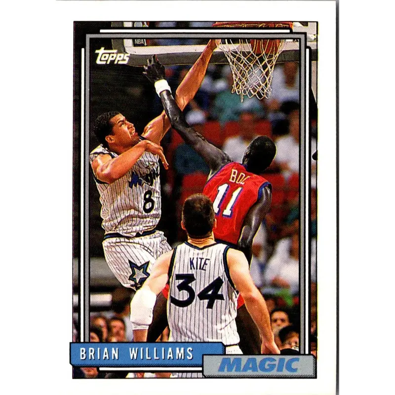 1992 Topps Brian Williams #55